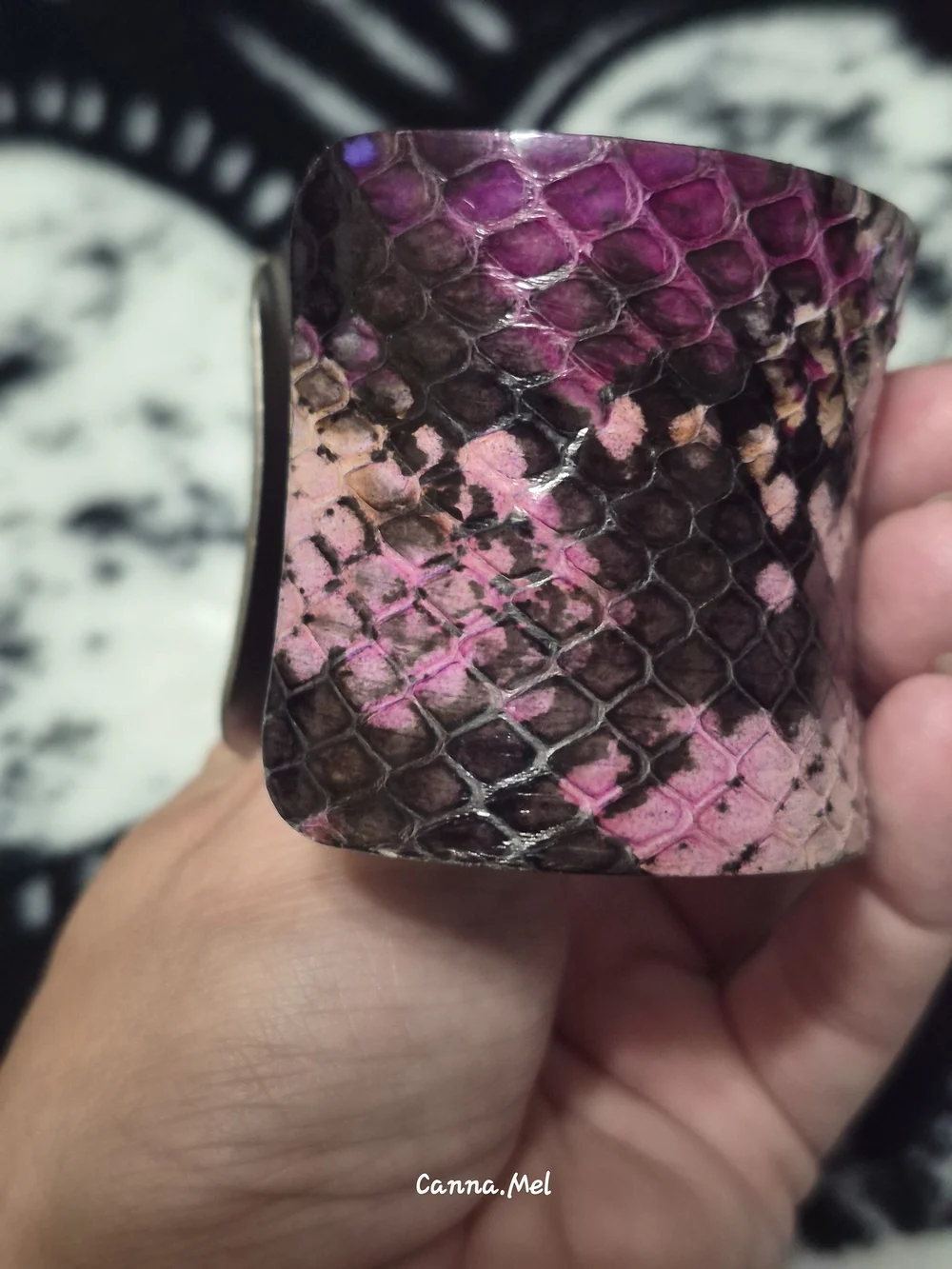 Summer & Sunday Snake Print Cuff Bracelet